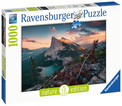 RAVENSBURGER Puzzle Abends in den Rocky Mountains 1000-tlg.