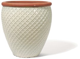 Pflanzgefäß Pond Washed Creme