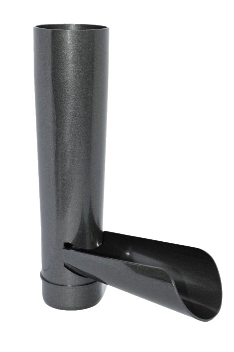 Fallrohr Wasserablaufkappe (Fallrohrsystem DN 53) Anthrazit-Metallic NW 53 mm