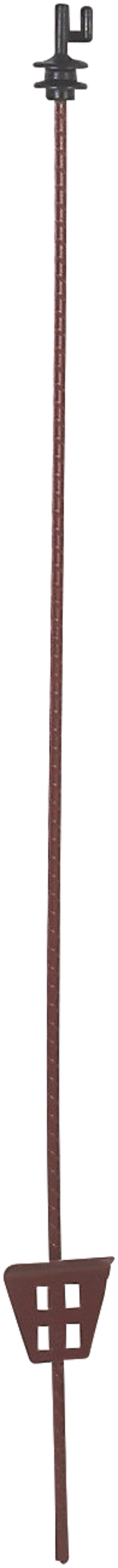 Federstahlpfahl oval 107 cm, ø Pfahl 11x5 mm, braun