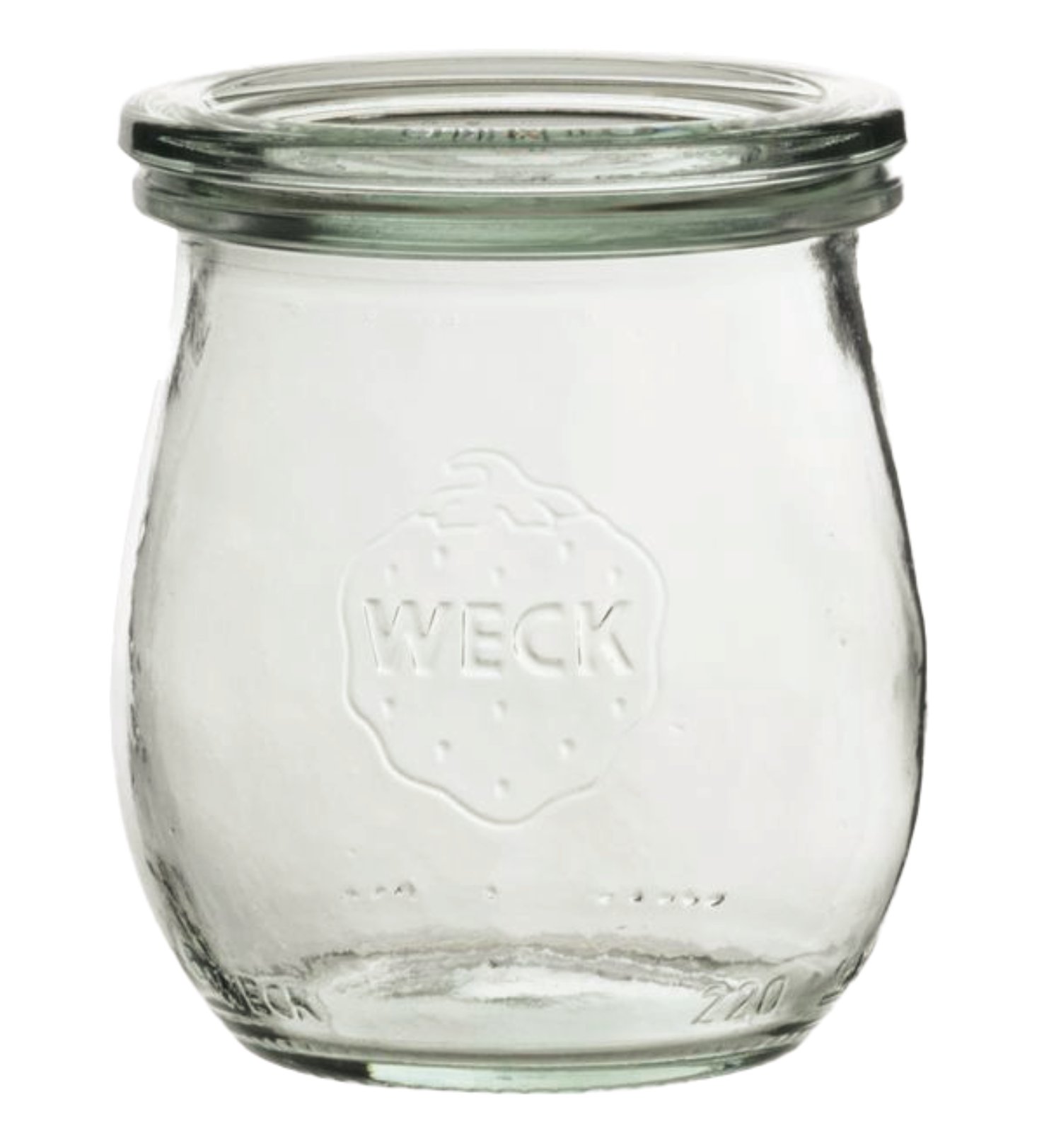 Einkochglas mit Deckel in Tulpenform 6er 220 ml