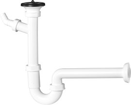 CORNAT Rohr-Geruchsverschluss Kunststoff 1 1/4" IG-AG