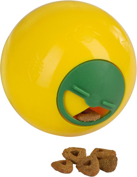 Katzen-Snackball Gelb Ø 7,5 cm