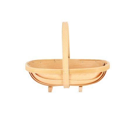 Holzkorb Grau S 31x21,5x25,5 cm