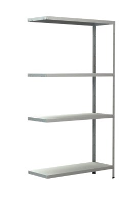 SCHULTE REGALWELT Steckanbauregal 4 Böden Weiß