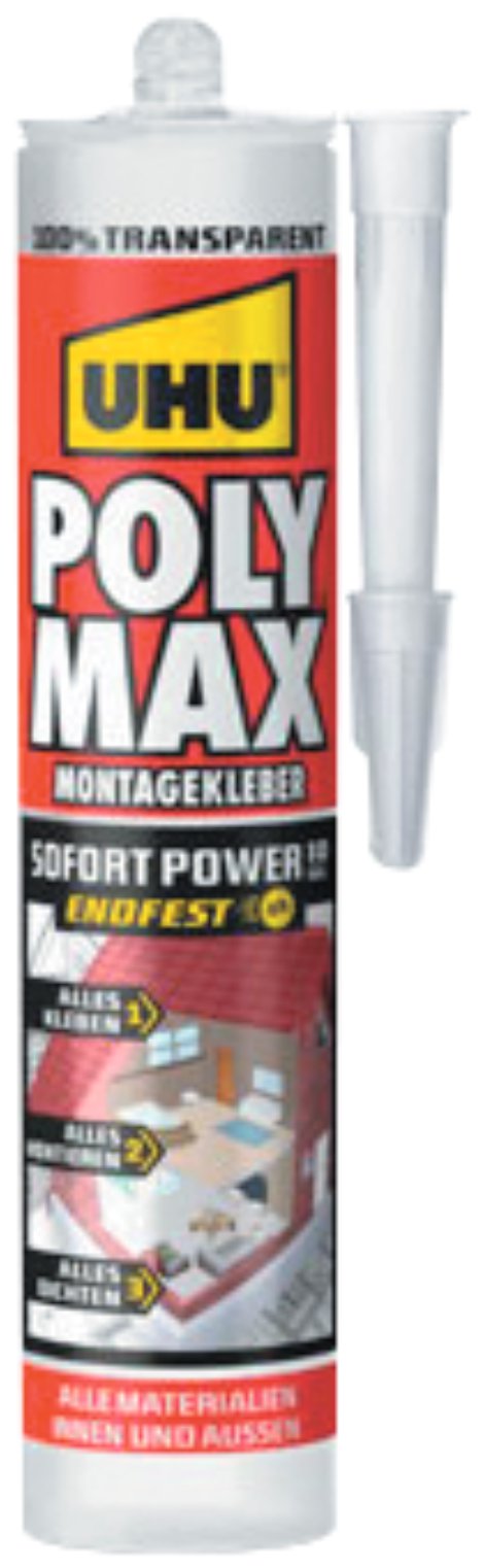 UHU Polymax 10 Sekunden Sofort Power Transparent 300 g