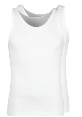 Herren Leibchen ohne Arm Weiß