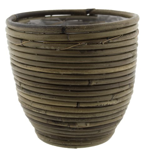 Pflanztopf Rattan Grau ø 15 cm
