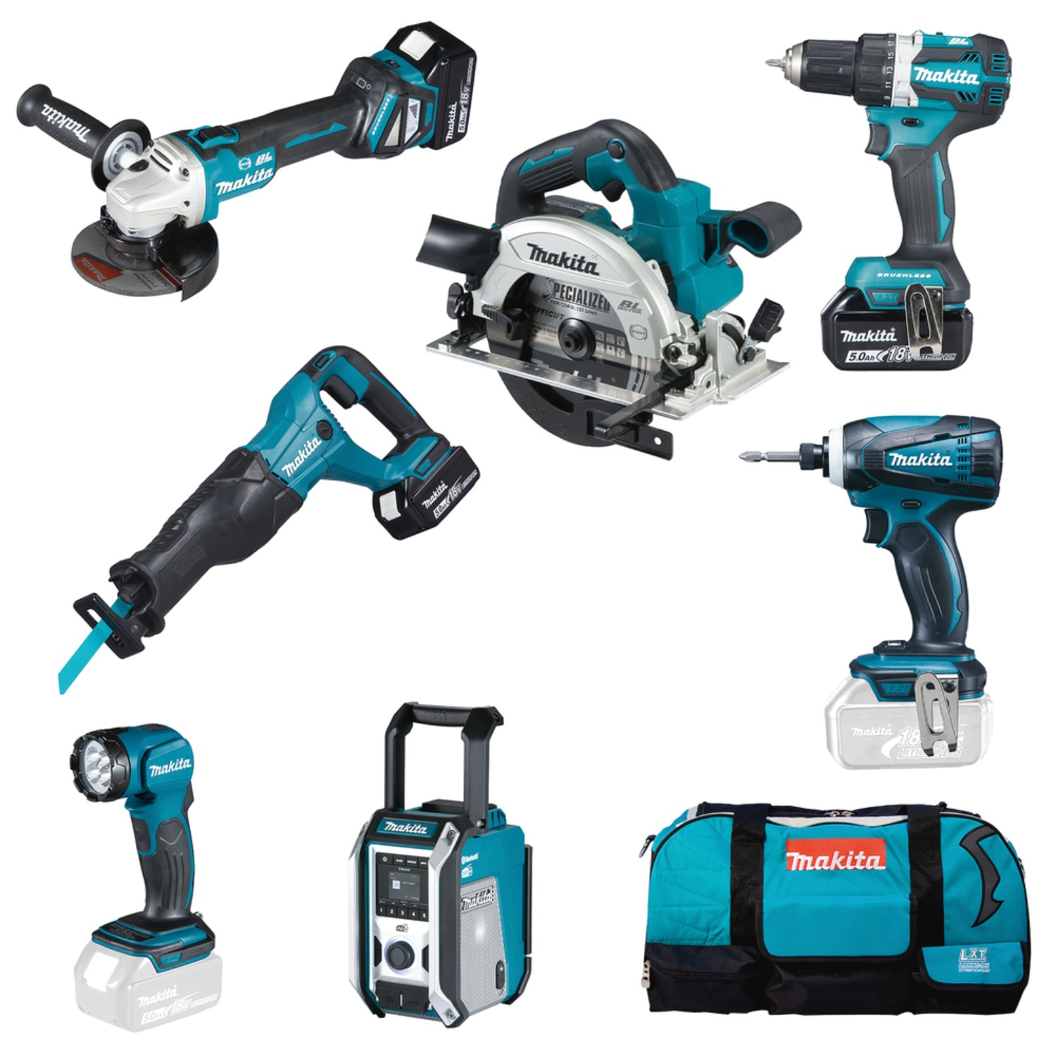 MAKITA Akku-Spezialset DLX7018TX1