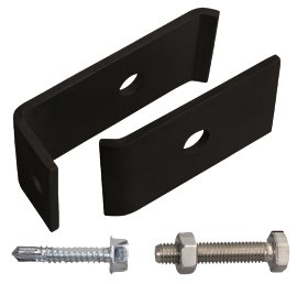 ALBERTS Befestigungs Set für Gittermatten Anthrazit 5 Stk.