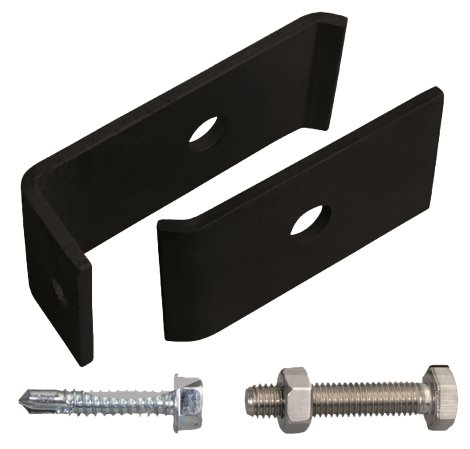 ALBERTS Befestigungsset Set für Gittermatten Anthrazit 5 Stk.