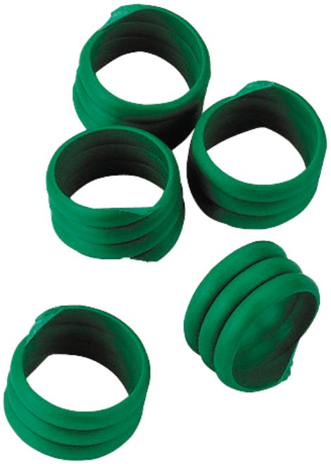 Hühnerring 16 mm 20 Stk., Grün