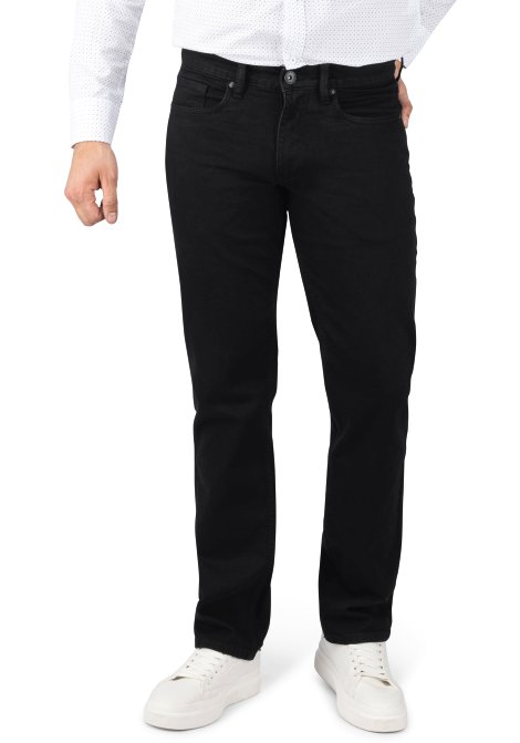 STOOKER Herren Jeans Straight Frisco Denim Schwarz 40/32