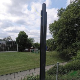 H+S U-Profil für Sichtschutz Uni Anthrazit 1400 mm