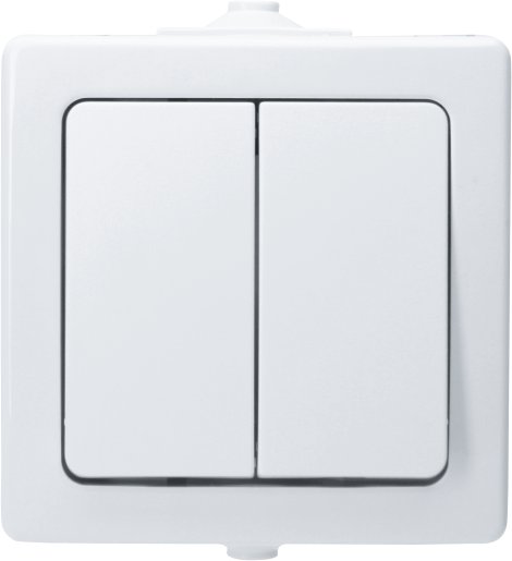 KOPP AP-FR Serienschalter Nautic Arktisweiß