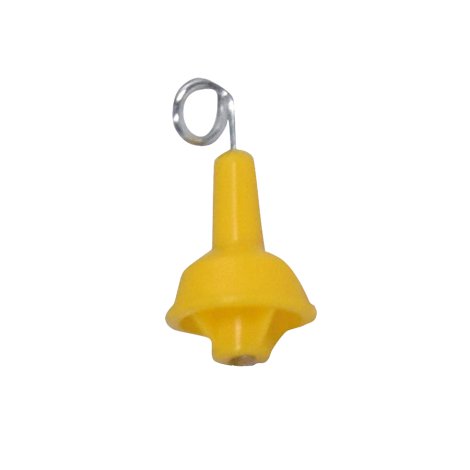 GALLAGHER Kopfisolator für Feder- und Stahlpfahl Gelb oval