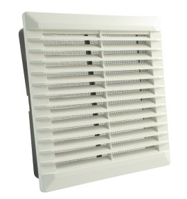 Lüftungsgitter mit Rahmen für innen und außen 200x200 mm