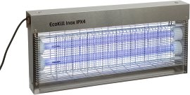 Fliegenvernichter EcoKill Inox IPX4, 2 x 20 Watt