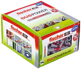 FISCHER Universaldübel DuoPower 6 mm 100 Stk.