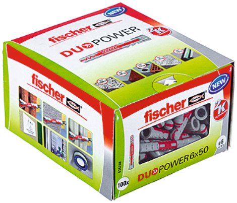 FISCHER Universaldübel DuoPower 6x50 mm 100 Stk.