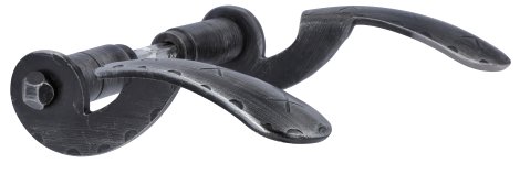 ALPERTEC Drückerpaar Schmiedeeisen verzinkt