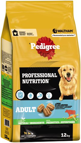 PEDIGREE® Professional Nutrition Trocken mit Rind 12 kg