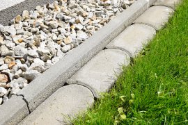 EBENSEER Mähkante Naturgrau