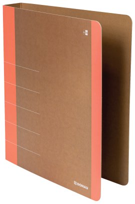 DONAU Ringmappe A4, 2-Ring Neonorange 30 mm