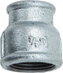 CORNAT Temperguss-Reduziermuffe Nr. 240, 1" IG, 3/4" IG