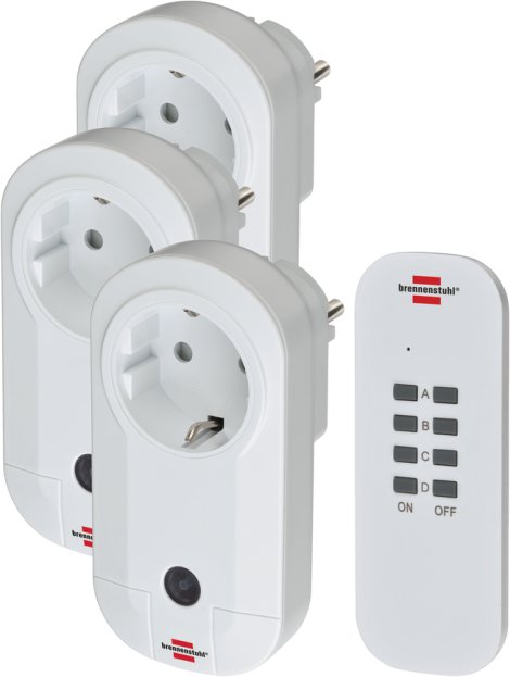 BRENNENSTUHL Funkschaltset RC CE1 3xIP20, 1000 W