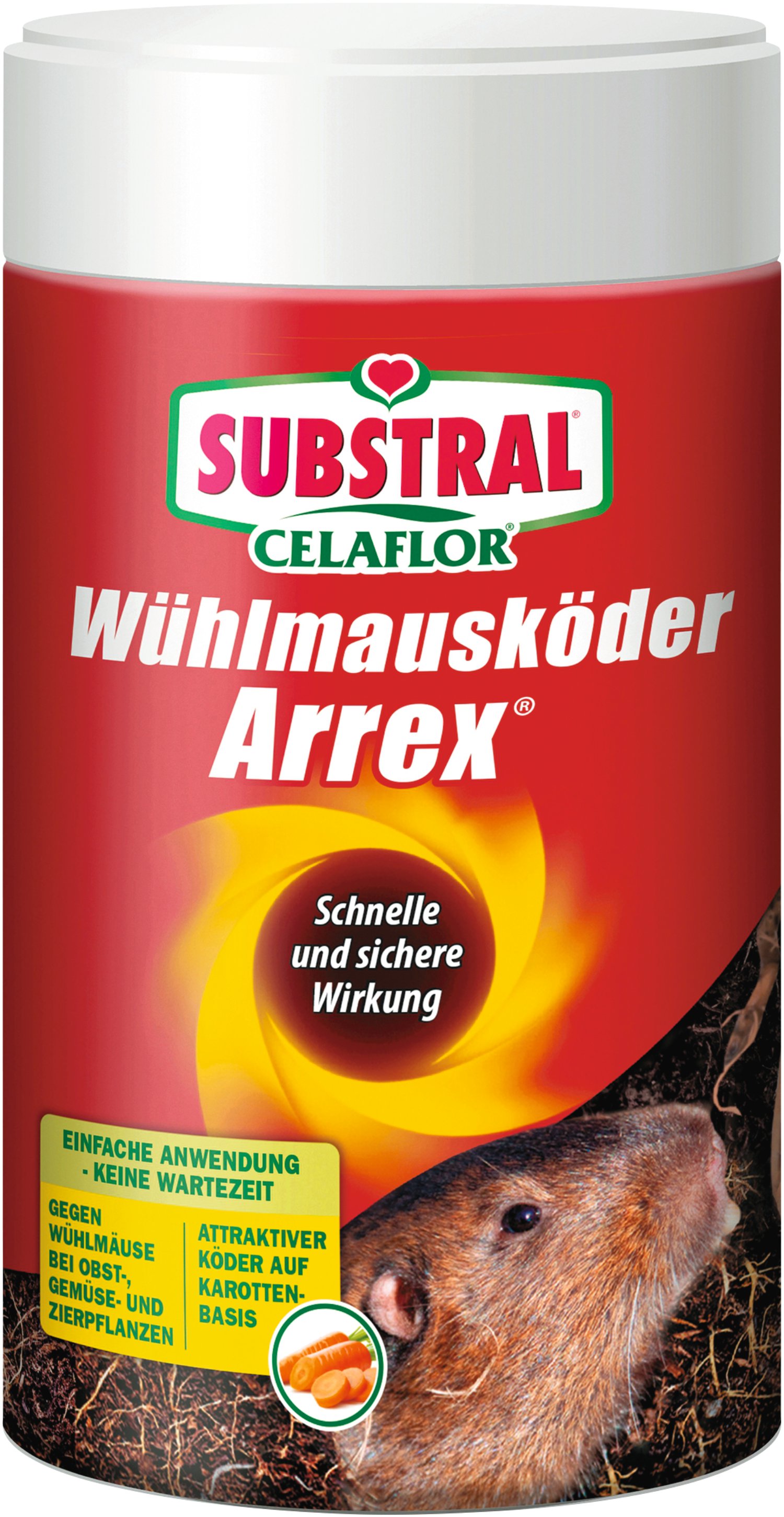 SUBSTRAL® Celaflor® Wühlmausköder Arrex® 250 g