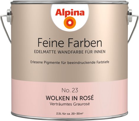 ALPINA Feine Farbe Wolken in Rose 2,5 l