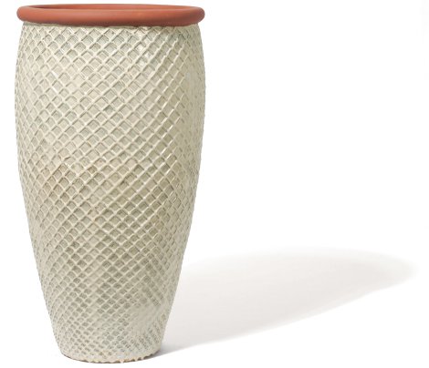 Pflanzvase Yard Washed Creme 50 cm