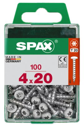 SPAX Schraube Rundkopf verzinkt