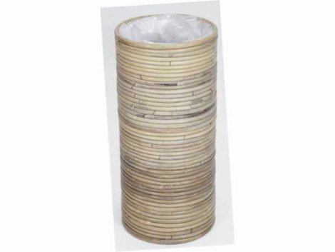 Pflanztopf rund Grau ø 20 cm / H 41 cm