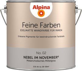 ALPINA Feine Farbe Nebel im November 2,5 l