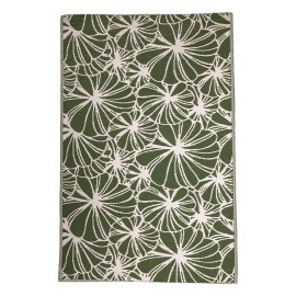 Gartenteppich Grau rund 166 cm