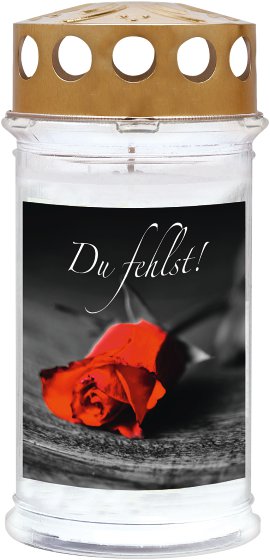 AMBROSIUS Grablicht Du fehlst 5 Tage