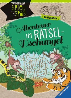 RAVENSBURGER Buch Abenteuer im Rätsel-Dschungel