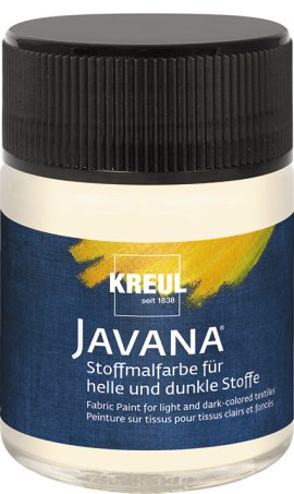 KREUL Stoffmalfarbe für helle/dunkle Stoffe Vanille