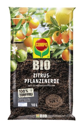 COMPO® Bio-Zitruspflanzenerde torffrei 10 l
