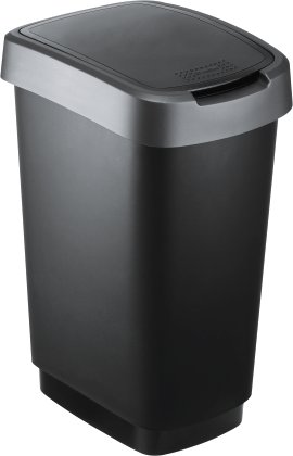 ROTHO Abfalleimer Twist Grau