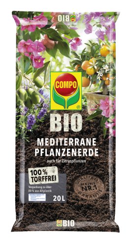 COMPO® Bio Medit Pflanzenerde torffrei 20 l