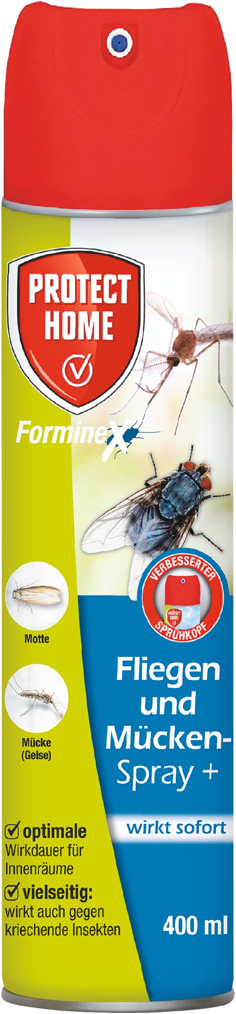 PROTECT HOME FormineX Fliegen und Mücken Spray + 400 ml