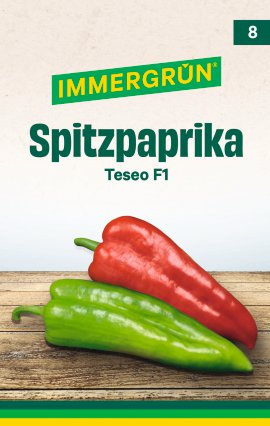 IMMERGRÜN Tütensamen Spitzpaprika Teseo F1