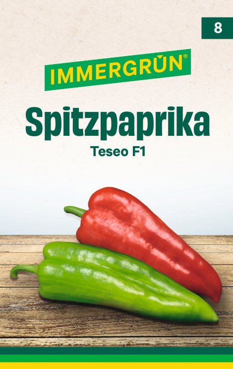 IMMERGRÜN Tütensamen Spitzpaprika Teseo F1