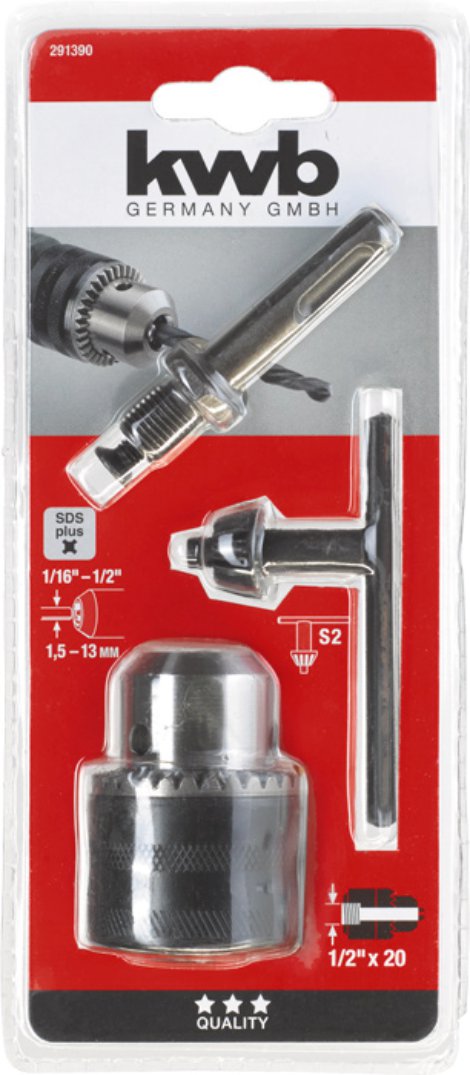 KWB Zahnkranz-Bohrfutter 13 mm 1/2" 20 mm