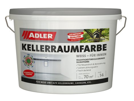 ADLER Kellerraumfarbe Weiß 14 kg