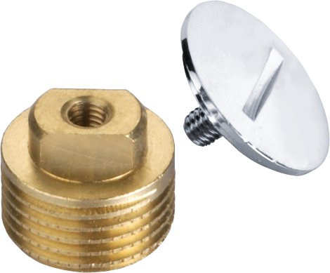 CORNAT Verschlussstopfen mit Schlitzschraube 1/2" AG