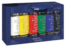 KREUL Acyrlfarbe el Greco 75 ml Tuben 6er-Set